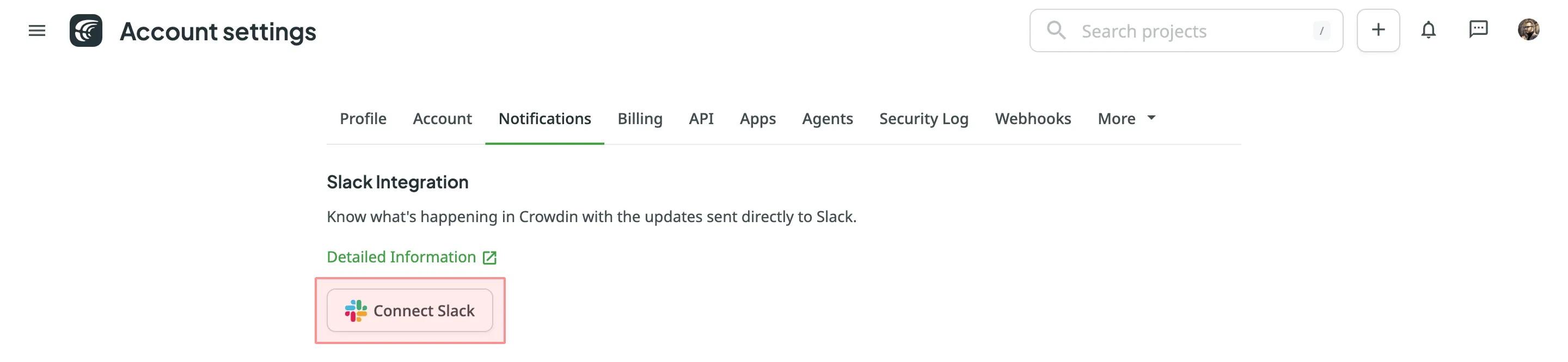 Connect Slack